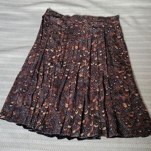 BEYMEN Silk Pleated Midi Skirt US 12